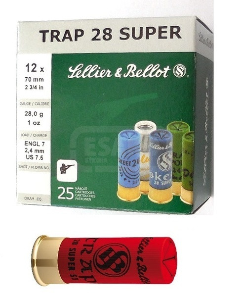 12/70 TRAP 28 SUPER Sellier&Bellot 