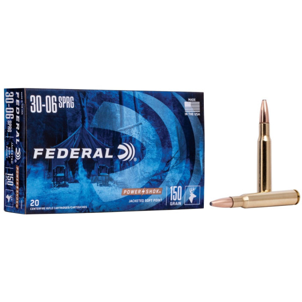 .30-06Sprg. Federal Power Shok 150GR (9,7g) Soft Point
