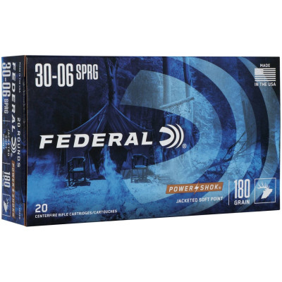 .30-06 Sprg. Federal Power Shok 180GR (11,6g) Soft Point