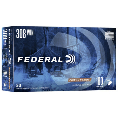 .308 Win.Federal Power Shok 180GR (11,6g) Soft Point