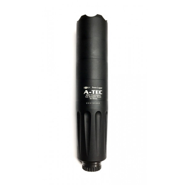 Tlumič A-TEC SMG MODULOVÝ 9mm Luger závit 1/2x36UNEF PO PREZENTACI