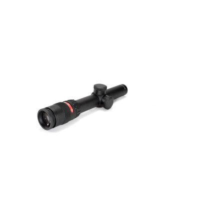 Trijicon AccuPoint 1-4x24 Riflescope Red Triangle Post Reticle, Tritium / Fiber Optics Illuminated