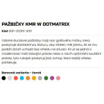 PAŽBIČKY KMR L-02 DOTMATRIX FIALOVÉ