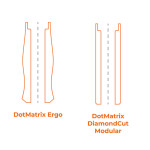 PAŽBIČKY KMR W-02 KRÁTKÉ DOTMATRIX ERGO