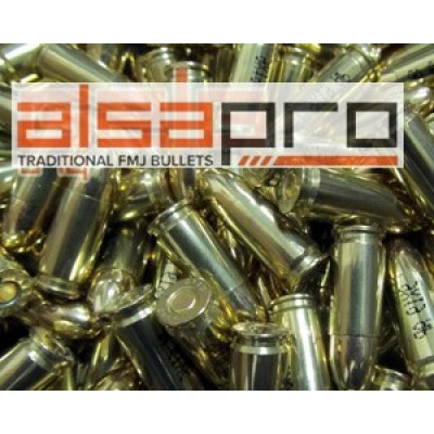 9mm Luger FMJ ALSA PRO, 8g/124gr  SYPANÉ přebíjené náboje
