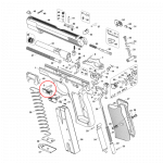 Slide stop soldered CZ 75
