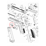 Slide stop soldered CZ Shadow 2 / D Compact