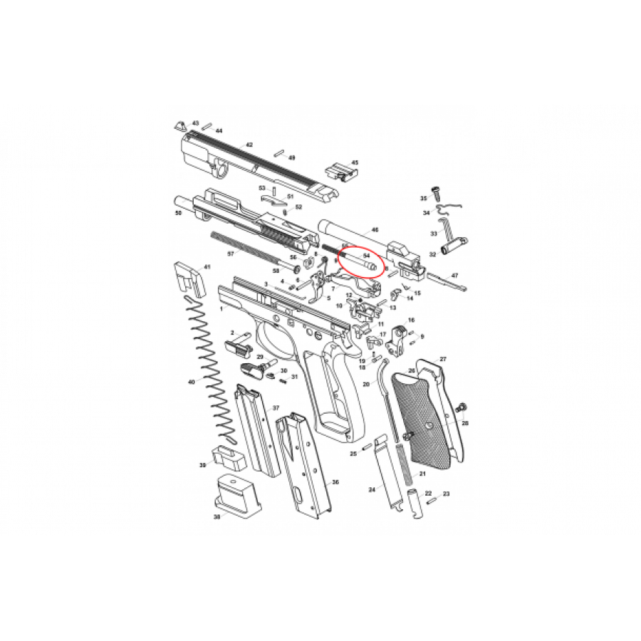 ZÁPALNÍK CZ 75 KADET ADAPTÉR