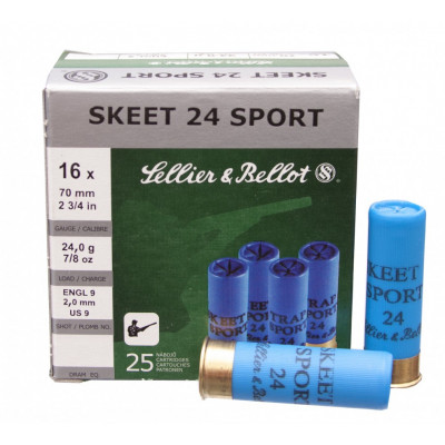 16/70 TRAP/SKEET 24 SPORT 2,0-2,4 mm Sellier&Bellot