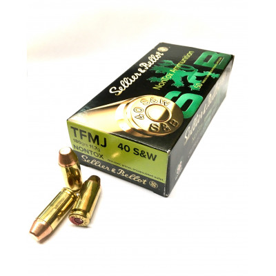 .40 S&W NONTOX TFMJ 180grs/11,7g Sellier&Bellot