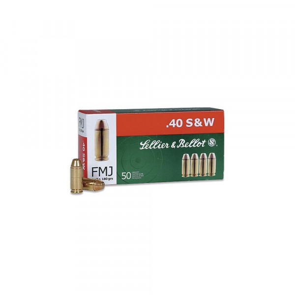 .40 SW FMJ 180grs./11,7g Sellier&Bellot