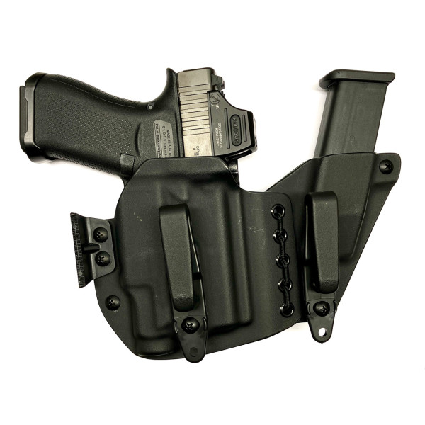 AIWB sidecar RH HOLSTERS Glock 43X rail + TLR7 sub + kolimátor + zásobník