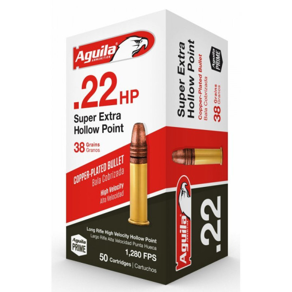 .22LR Super Extra HP 38GR HV Aguila