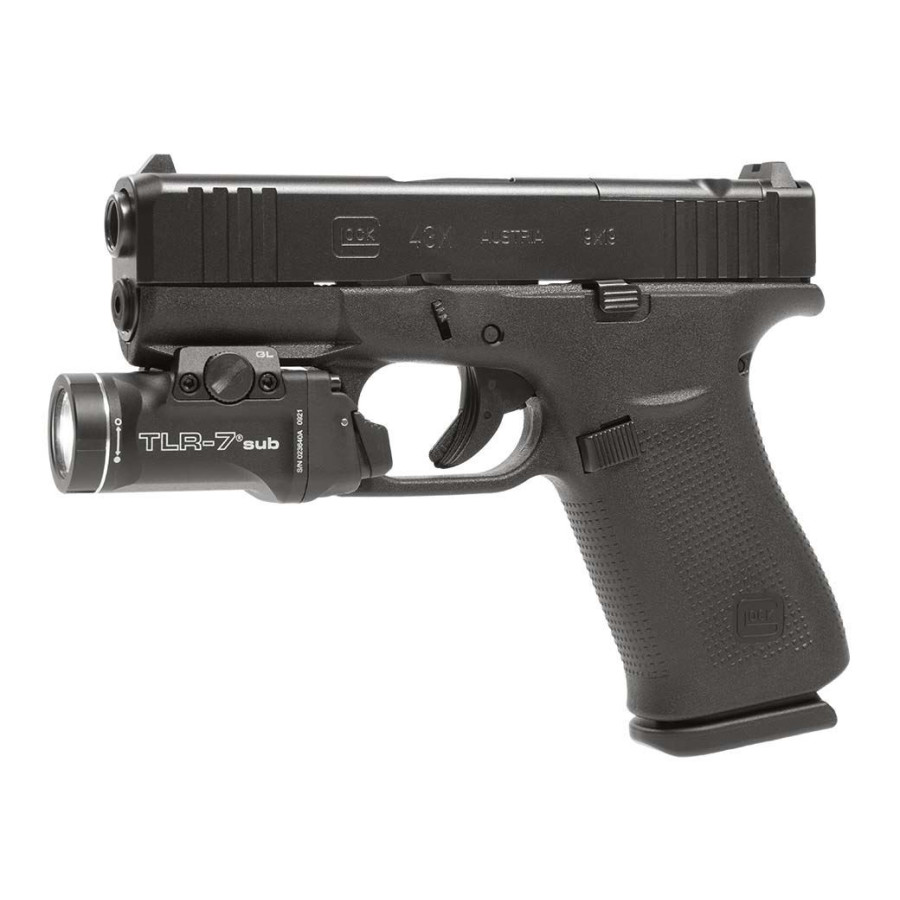 GLOCK 43X MOS s RMSc SHIELD OPTIC a svítilnou TLR7®