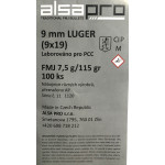 9mm Luger FMJ 7,5g/115gr PCC ALSA PRO, Přebíjený náboj