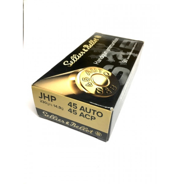 .45ACP 230grs. JHP Sellier&Bellot