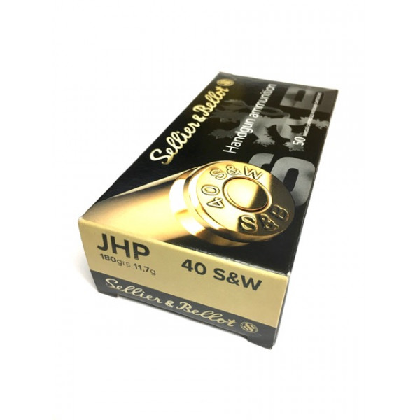 .40 SW JHP 180grs./11,7g Sellier&Bellot