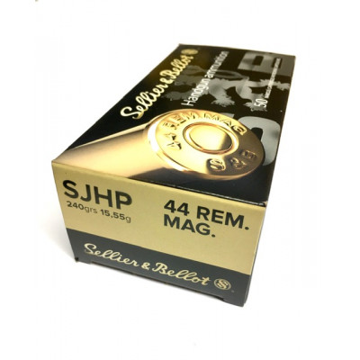 .44 REM. MAG. SJHP 240grs./15.55g Sellier&Bellot