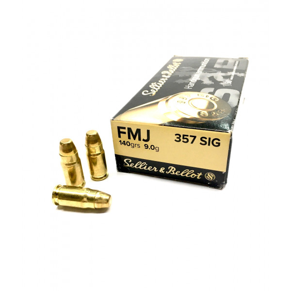 .357 SIG FMJ 140grs/9g Sellier&Bellot