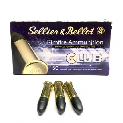 .22 LR 40grs/2.6g LRN CLUB Sellier&Bellot