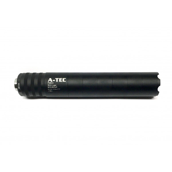 Tlumič A-TEC PMM-6 MODULOVÝ do 9mm Luger závit M13,5x1mm LH