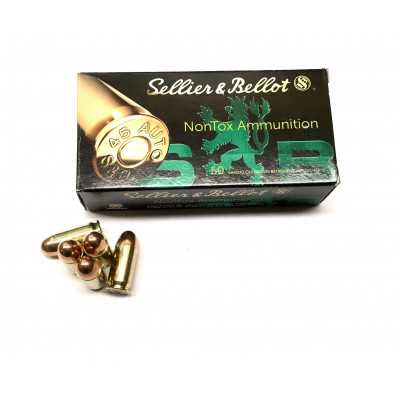 .45ACP TFMJ NonTox 230grs. Sellier&Bellot