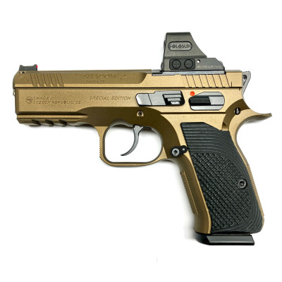 CZ SHADOW 2 Compact Burn Bronze + Holosun