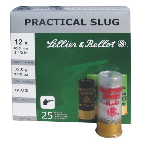 12/63,5 PRACTICAL SLUG 32g Sellier&Bellot