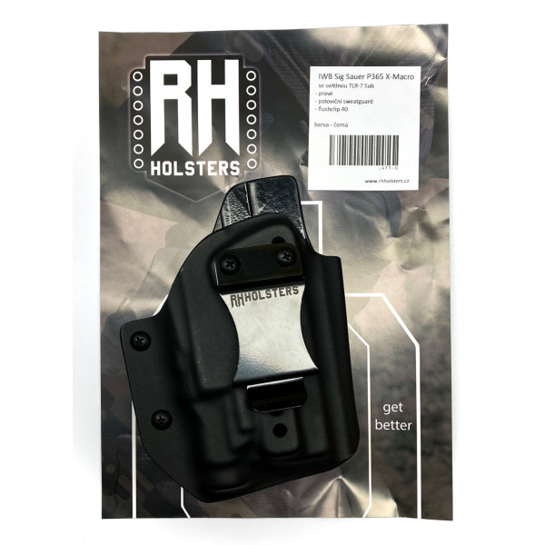 RH HOLSTERS IWB SIG SAUER P365 X-MACRO, STREAMLIGHT TLR-7 SUB