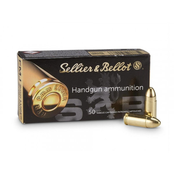 9mm Luger FMJ 115gr./124gr. Sellier&Bellot