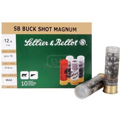 12/76 BUCK SHOT MAGNUM 53g 4,5-8,4 mm Sellier&Bellot