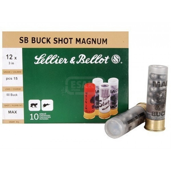 12/76 BUCK SHOT MAGNUM 53g 4,5-8,4 mm Sellier&Bellot