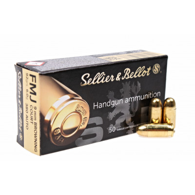 .380Auto FMJ 92grs Sellier&Bellot 