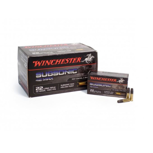 .22 LR SUBSONIC HOLOW POINT 42grs WINCHESTER