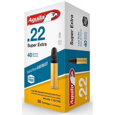 .22 LR STANDARD VELOCITY 40GR SUPER EXTRA AGUILA