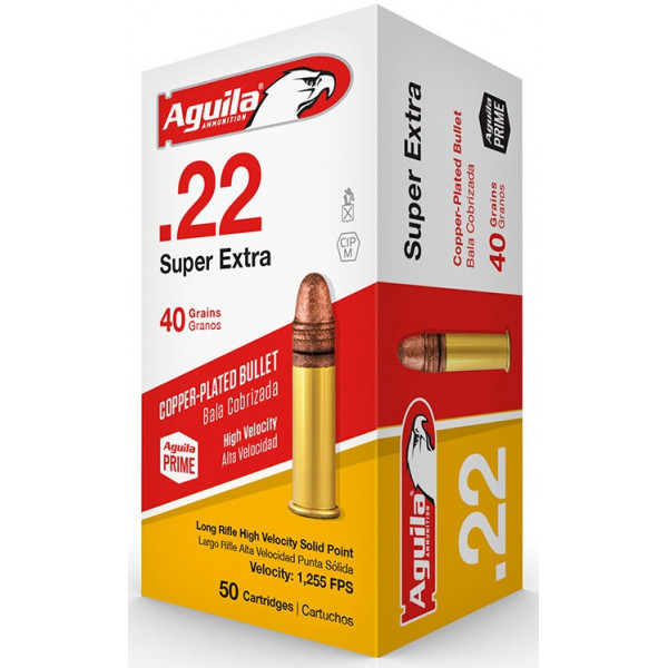 .22 LR  SUPER EXTRA HV 40GR. AGUILA