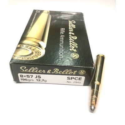 8x57 JS SPCE 196grs/12,7g Sellier&Bellot 