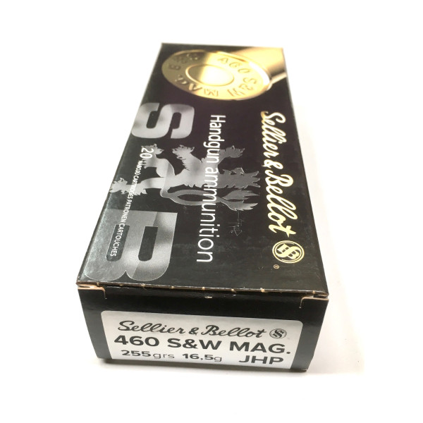 460 S&W MAG. JHP 255gr/16.5G Sellier&Bellot