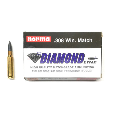 .308 Win. NORMA DIAMOND LINE 190gr.