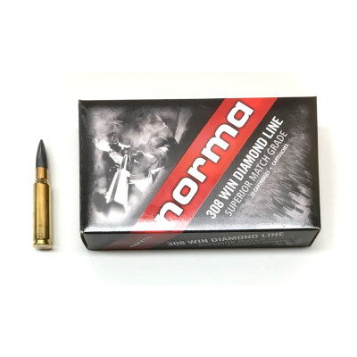 .308 Win. NORMA SUPERIOR MATCH GRADE 168gr.