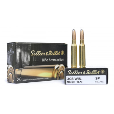 .308 WIN SP 180grs/11,7g Sellier&Bellot 